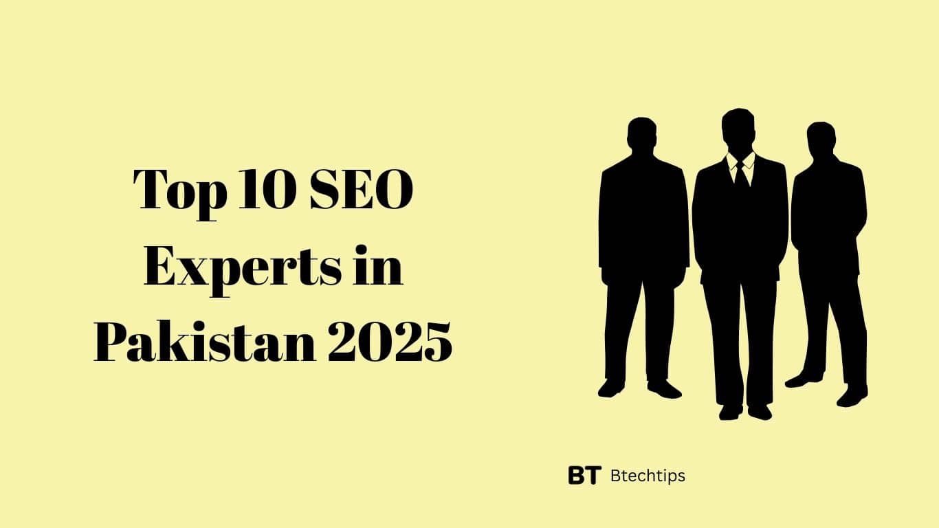 Top 10 SEO experts in Pakistan 2025
