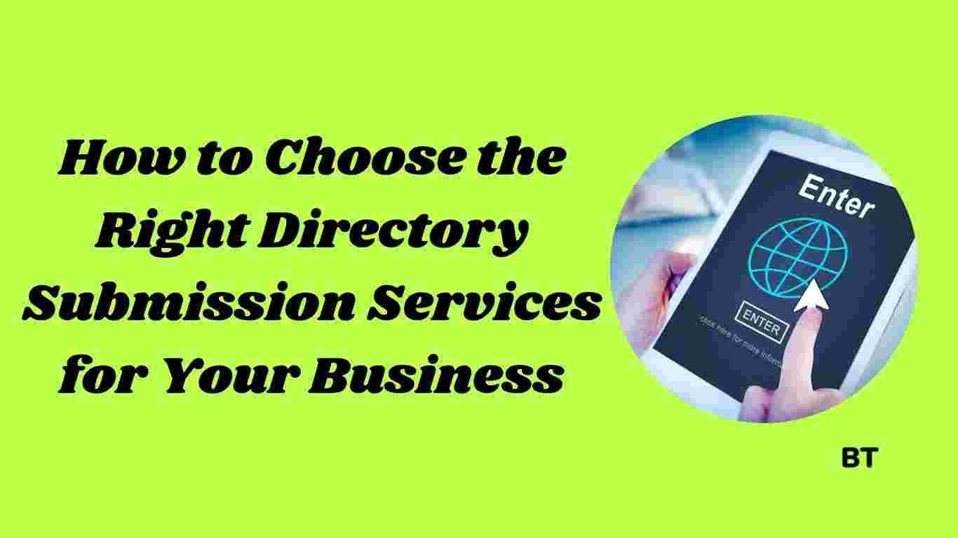 How to Choose the Right Directory Submission Services for Your Business