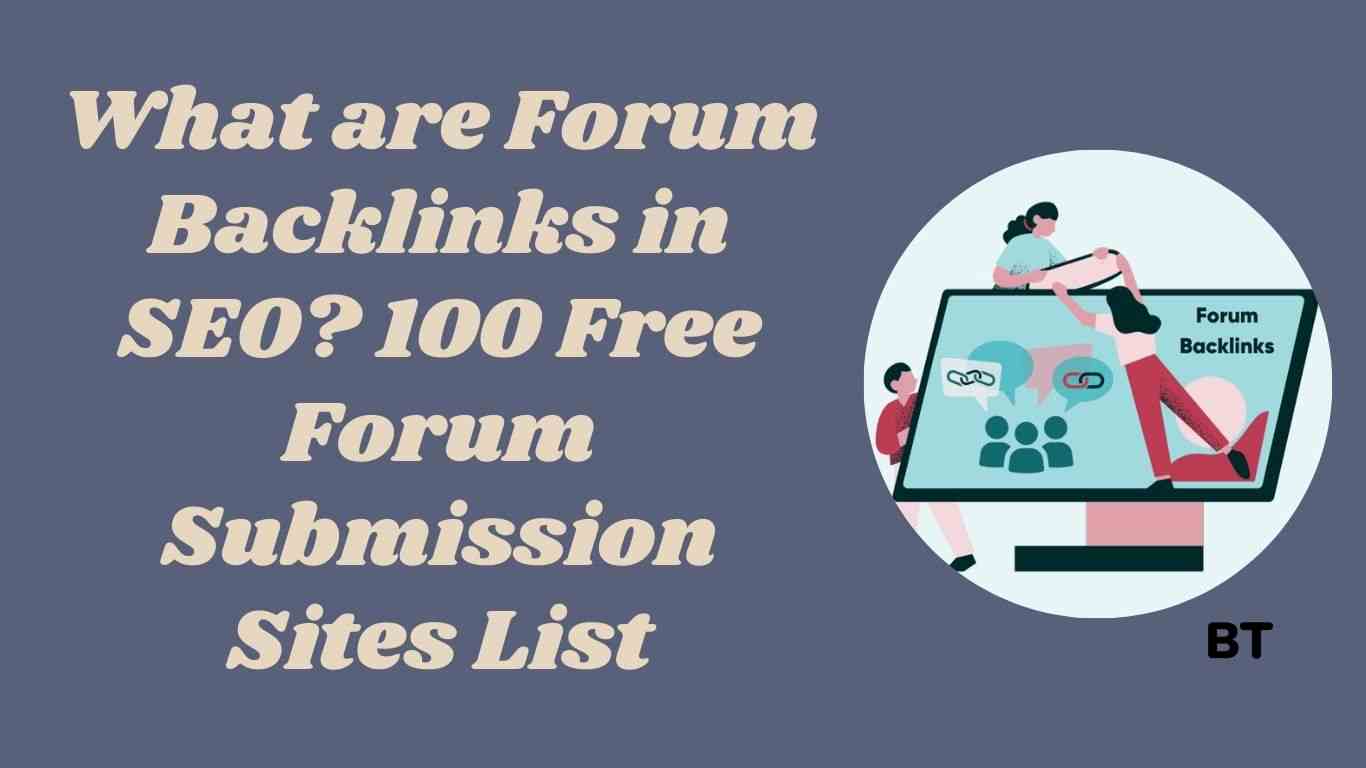 Forum Submission Sites List